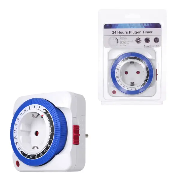 24ώρος Αναλογικός χρονοδιακόπτης 3600W 16Α - Programme timer 013158