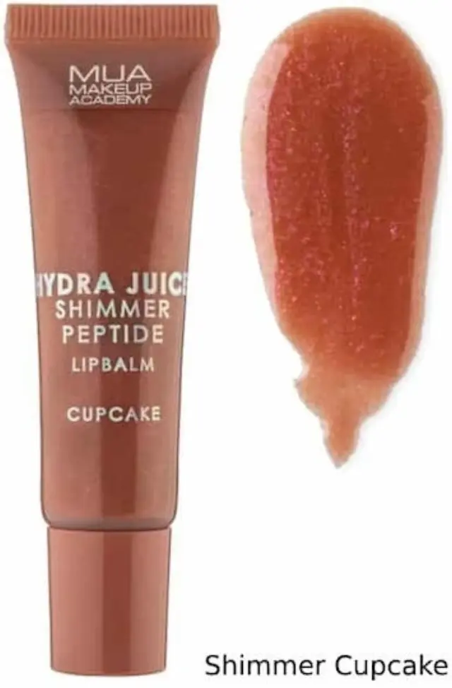 MUA Hydra Juice Shimmer Peptide Βάλσαμο Χειλιών Cupcake 10g 2