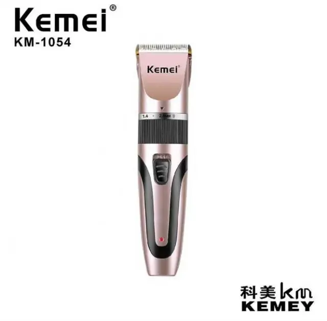 Kemei Επαναφορτιζόμενη Κουρευτική Μηχανή Ροζ Χρυσή KM-1054 3