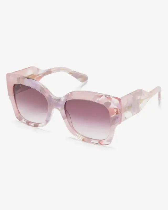 Chloé CH0252S 005 Γυναικεία Oversized Γυαλιά Ηλίου Ροζ - 55 mm