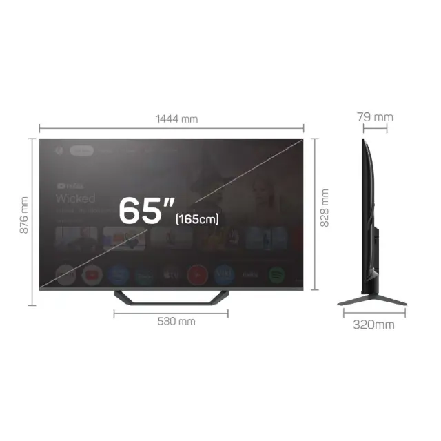 Tesla Smart Τηλεόραση 65" 4K UHD QLED Q65E655GUS HDR (2025) 2