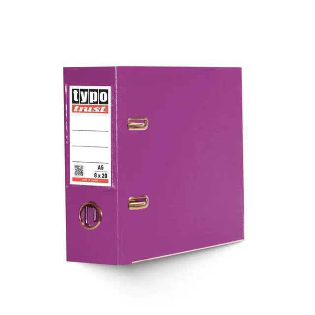 Typotrust Κλασέρ Πλαστικό 8/20 Μωβ (KP820-08)