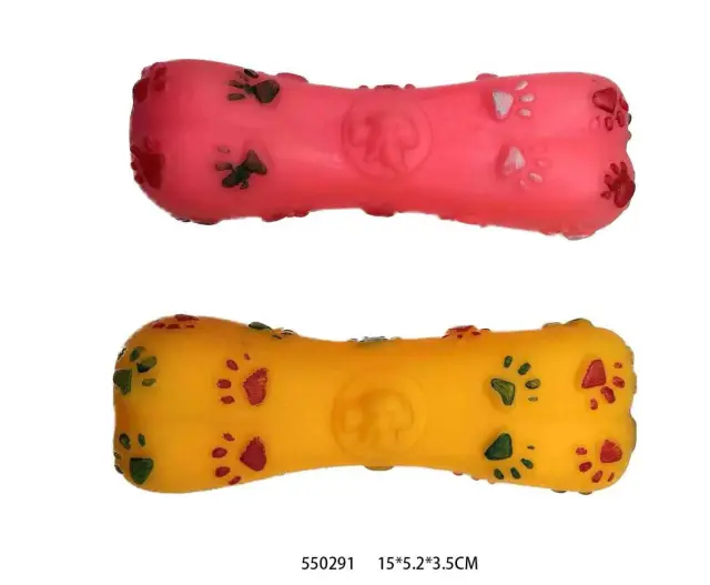 Παιχνίδι σκύλου Latex κόκκαλο - 15x5.2x3.5cm - 12pcs - 550291 2