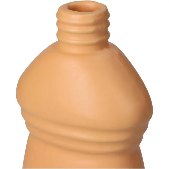 Βάζο Μπουκάλι Πορτοκαλί Κεραμικό 9.2x5.8x20.5cm 3