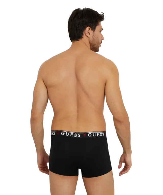Guess - Ανδρικά Μποξεράκια 3Pack U97G01KCD31-A996 Μαύρο 3