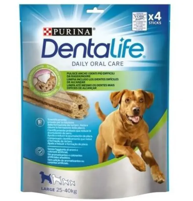 Purina DentaLife Dental Oral Care για Σκύλους Μεγάλου Μεγέθους (25-40 kg) 4 Sticks 142g