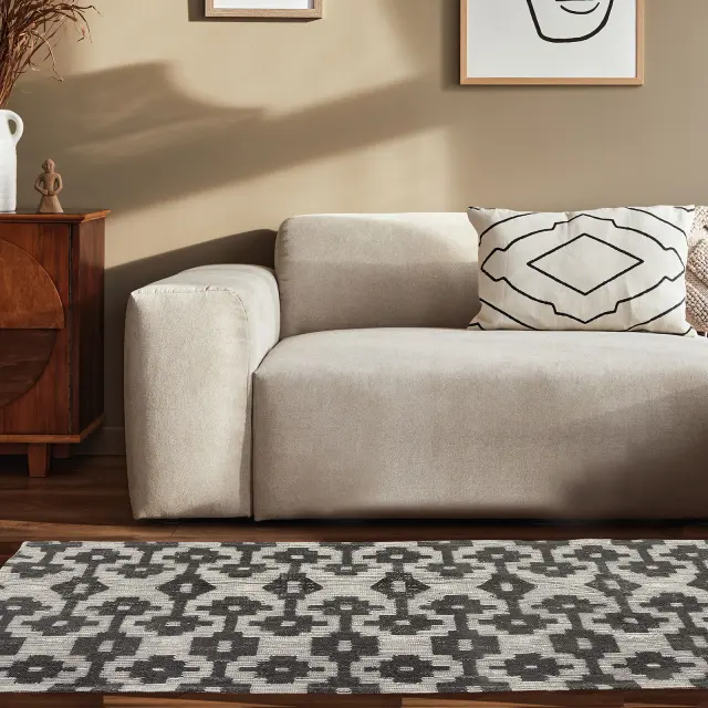 Χαλί 140Χ200 Rugs Das Home 7024 Μαύρο 2
