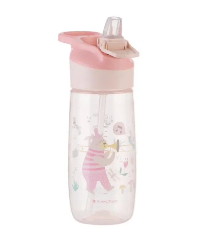 Kikka Boo Παγούρι Με Στόμιο Σιλικόνης 450ml Music Fest Pink 31302030066 2