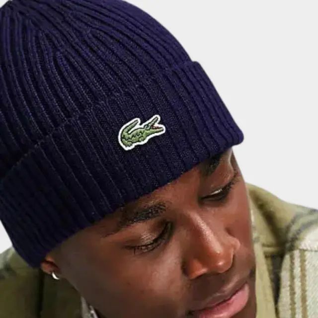 Σκούφος Lacoste RB0001-166 Μπλε - ONESIZE 3