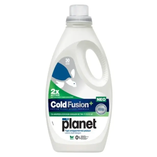 My planet Υγρό Πλυντηρίου Ρούχων Cold Fusion + 45 μεζ./2070ml