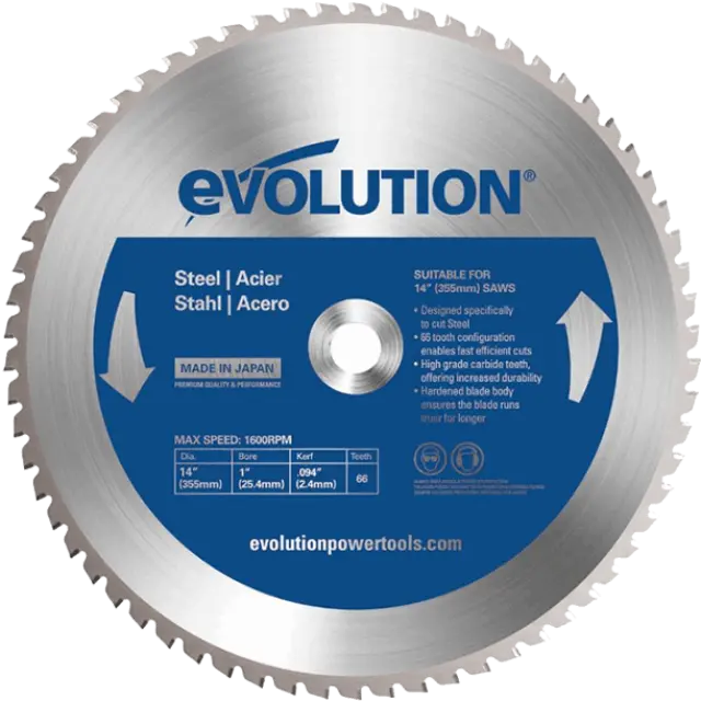 ΤΡΟΧΟΣ ΚΟΠΗΣ ΜΕΤΑΛΛΟΥ Φ355X2,4MM EVOLUTION M355TCT-66CS