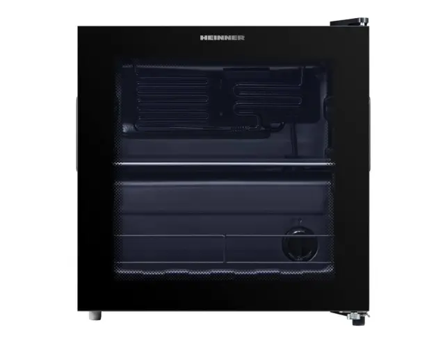 Ψυγείο Αναψυκτικών Heinner HBC-M44BKE με Χωρητικότητα 44L, Ενεργειακή Κλάση E και Ύψος 49.5cm HBC-M44BKE