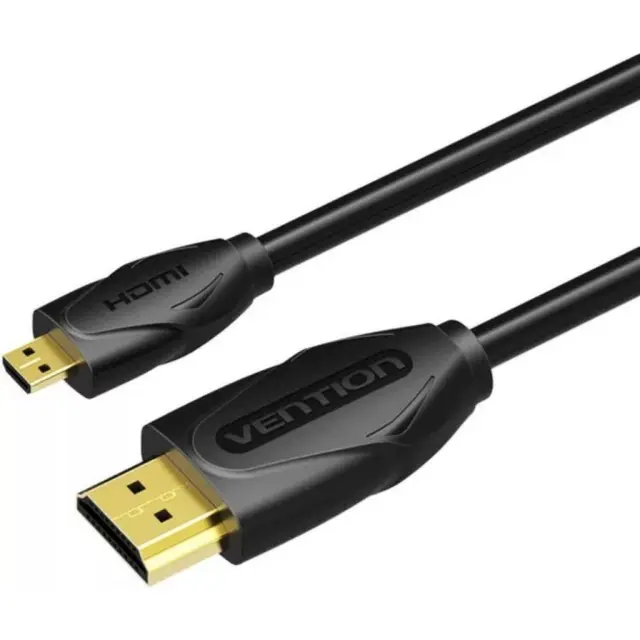 VENTION Micro HDMI to HDMI Cable 1.5M Black (VAA-D03-B150) (VENVAA-D03-B150)
