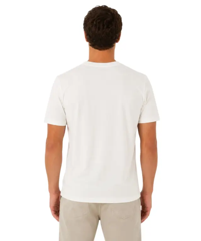 North Sails - Ανδρικό T-shirt Κοντομάνικο Regular Fit 996025-000-0101 Λευκό 2