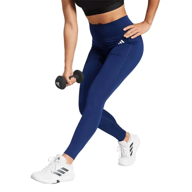 adidas Performance Women's Optime Essentials Stash Pocket 1/1 Tight Μπλε Σκούρο JI5514 (adidas Performance)