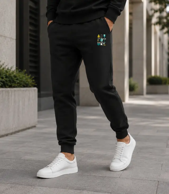 Φόρμα Noshame® Μαύρη με τύπωμα - 3126029 - XXL