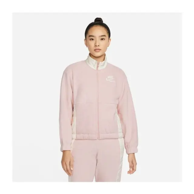 Nike Sportswear Heritage Jacket (DD5712-601) - Ροζ - XS
