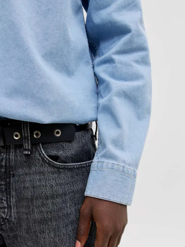 JJESHERIDAN SHIRT L/S NOOS Light Blue Denim 2