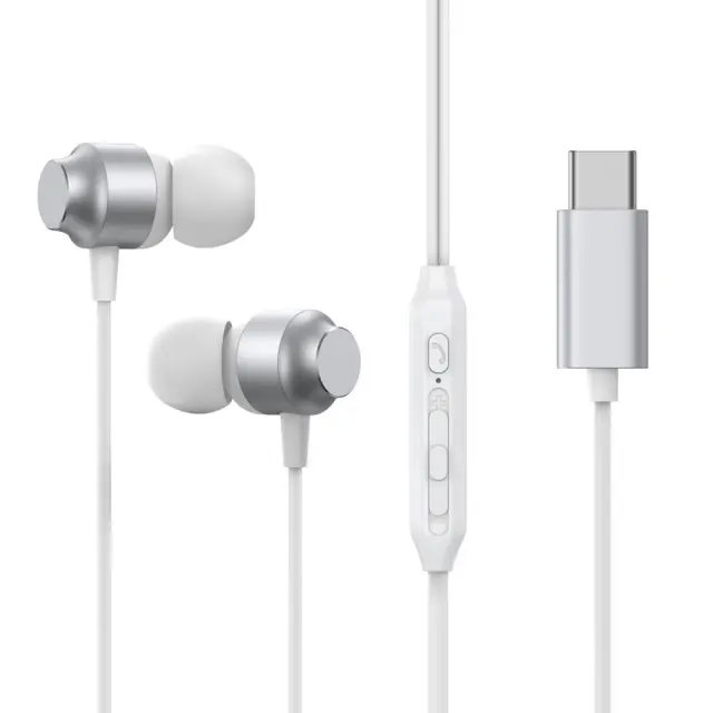 Joyroom® In-Ear Type-C Handsfree Ακουστικά (JR-EC06)-Silver