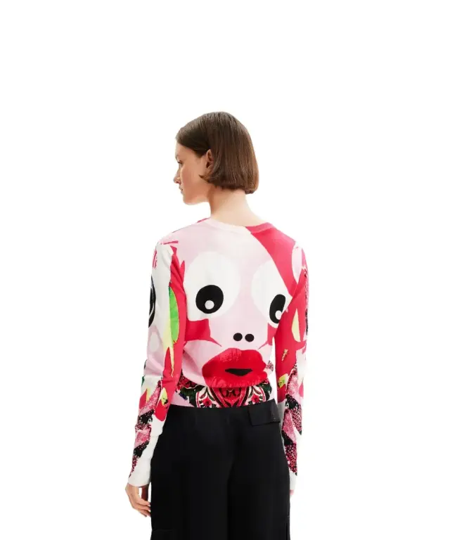 Desigual - Γυναικείο Πουλόβερ 23SWJF20-3049 Πολύχρωμο 2