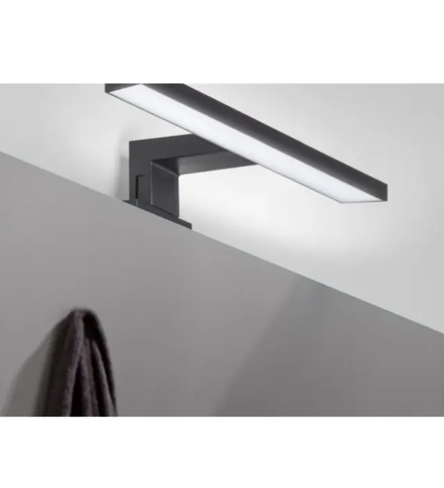 ΦΩΤΙΣΤΙΚΟ ΜΠΑΝΙΟΥ EMUCA VIRGO LED 300MM 5W 6000K ΜΑΥΡΟ 2
