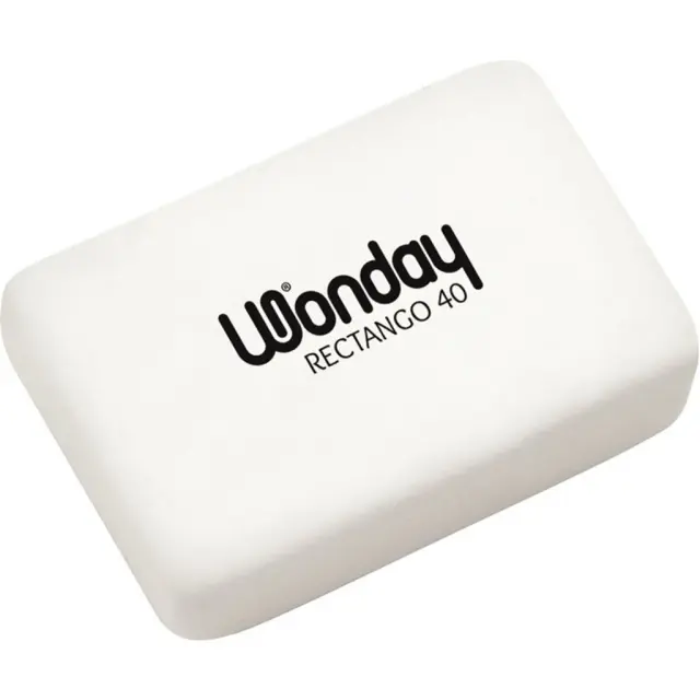 Γόμα Λευκή pvc-free 33x23x8mm (WONDAY)
