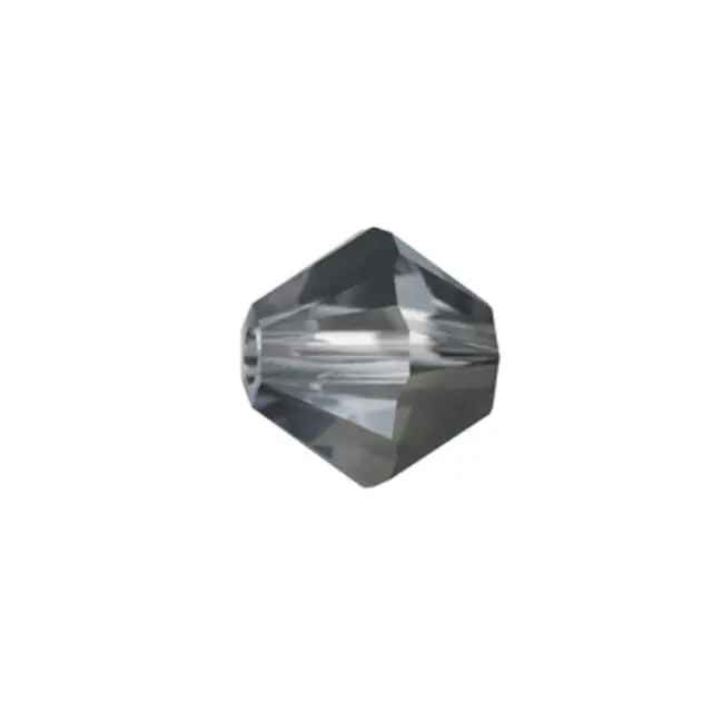Swarovski 5328(001) XILION Bicone Crystal Silver Night 4mm - 30τεμ