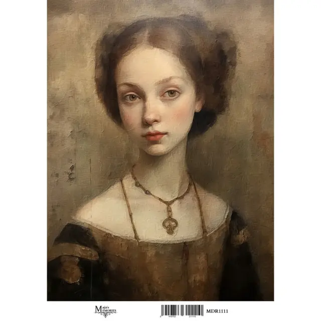 Ριζόχαρτο Maja's Memories, 30x42cm, Vintage Πορτρέτο, MDR1111