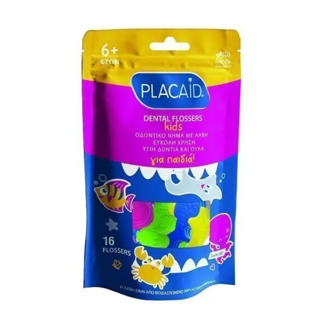 SmileGoods FlosSeas Οδοντικό Νήμα με Λαβή για Παιδιά 16pcs