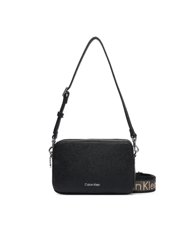 Calvin Klein Γυναικεία Μικρή Τσάντα Χιαστί Camera Bag Μαύρη