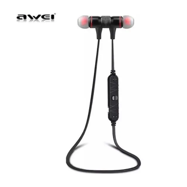 Awei A920BL In-ear Bluetooth Handsfree Ακουστικά με Αντοχή στον Ιδρώτα Μαύρα - ΜΑΥΡΟ