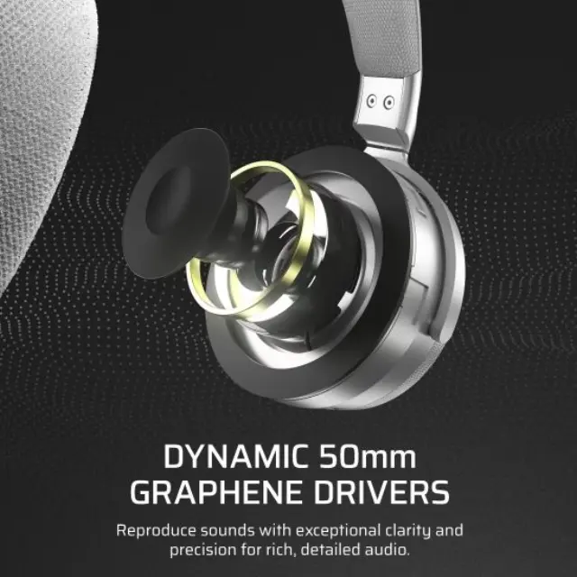 Corsair Wireless Gaming Headset Virtuoso Max RGB - Dolby Atmos - Silver (CA-9011373-WW) 3