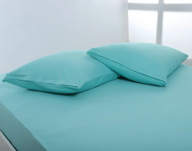 Ζευγάρι μαξιλαροθήκες jersey (50cm x 70cm) sea green - -