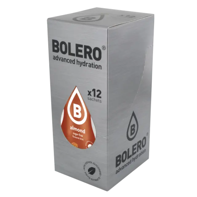 BOLERO Αμύγδαλο χυμός σε σκόνη για 1,5Lt (Κουτί των 12) 9gr