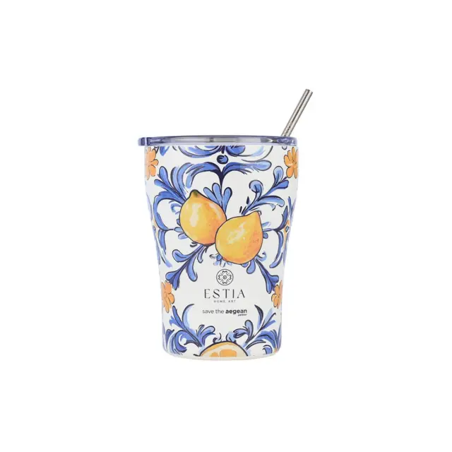 Estia | Θερμός Coffee Mug Save The Aegean Amalfi Coast | 350ml