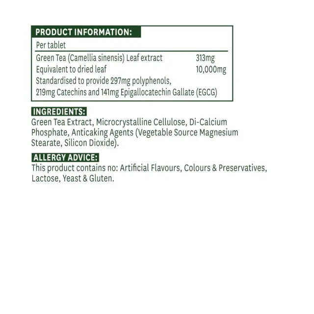 Natures Aid Green Tea 10,000mg 2