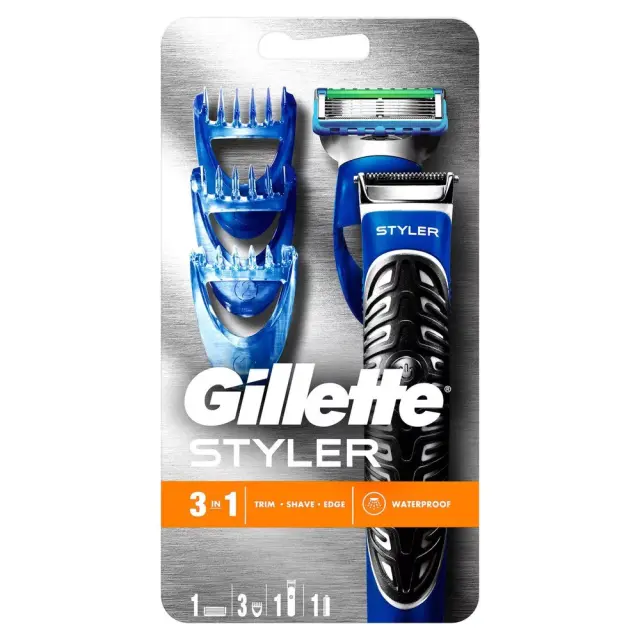 Gillette Styler 4in1 Ξυριστική Μηχανή Περιποίησης, Ξυρίσματος & Διαμόρφωσης Περιγραμμάτων, 1σετ 2