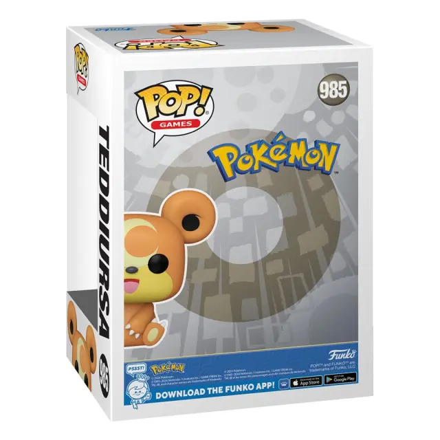 Funko Pop! Games: Pokemon - Teddiursa #985 (FNK09361) 2