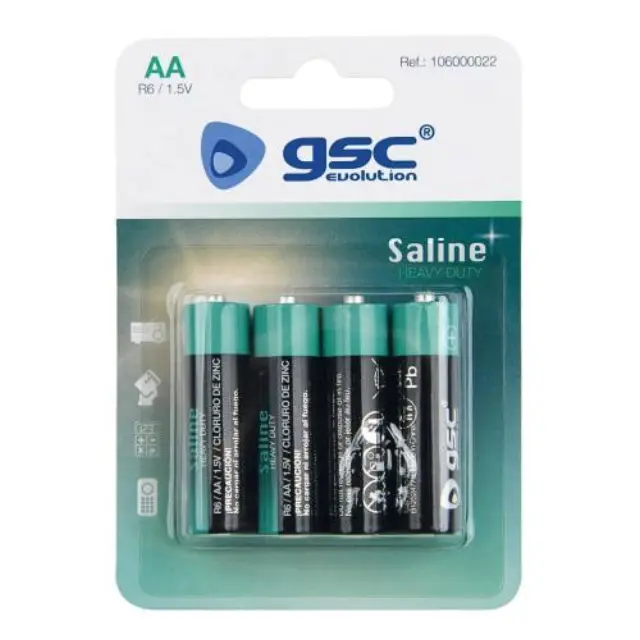 Μπαταρία GSC Saline Heavy Duty AA R6 (4 τεμ.) N67556