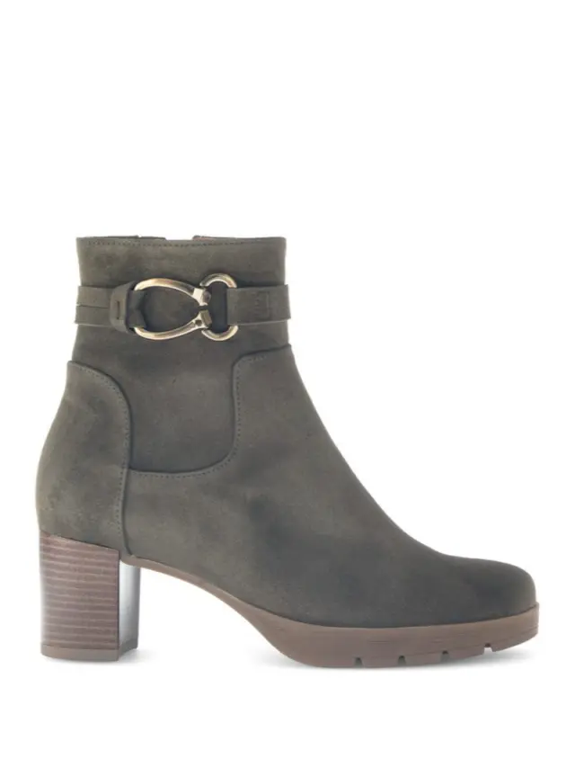 Gabor Μποτάκια Γυναικείο δέρμα Nubuck Πράσινο GAB/72072 33-OLIV 3