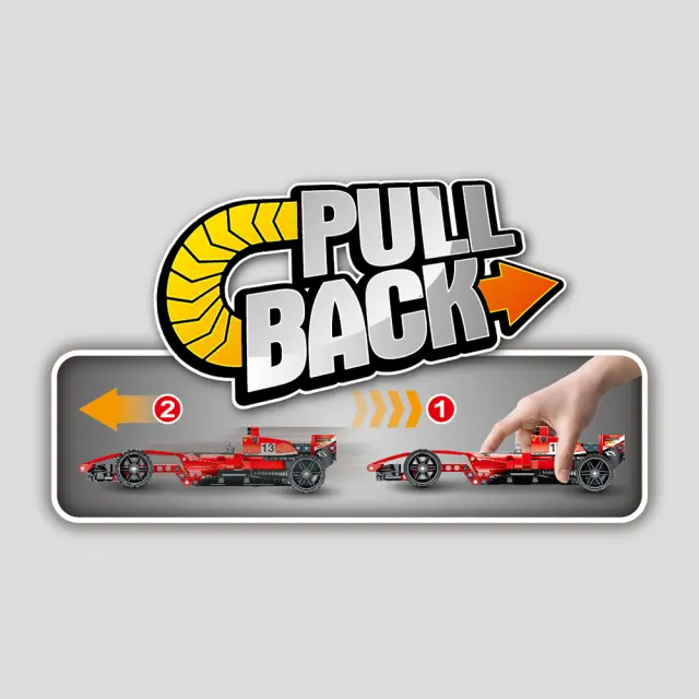 iM.Master Pull Back Racing Car F1 150 τμχ. (6+ετών) Q5813 2
