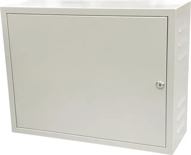 Conexpro wall mounting box 520x400x180, ventilation, gray