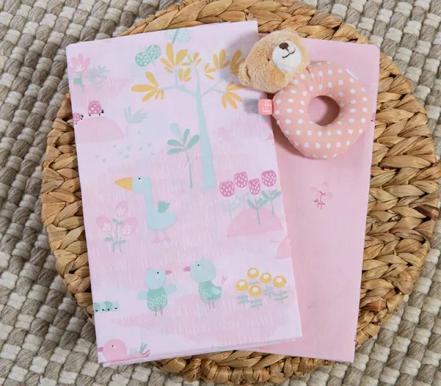 Βρεφικά Σεντόνια Λίκνου (Σετ) Nef-Nef Homeware Spring Happiness