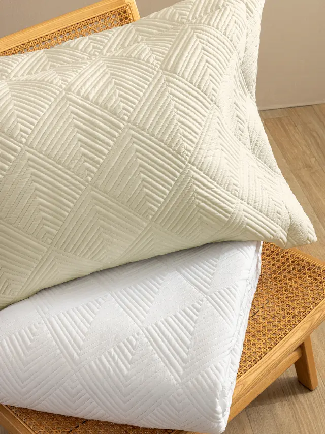 Σετ Κουβερλί Palamaiki WED106 Εκρού Υπέρδιπλο 240 x 260