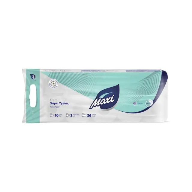 Maxi Deco Χαρτί Υγείας 10 Ρολά 2 Φύλλων (70gr/Ρολό)