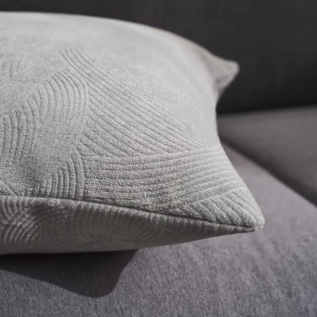Μαξιλαροθήκη 50x50cm GOFIS HOME Nimbus Cloud Grey 447/01 2