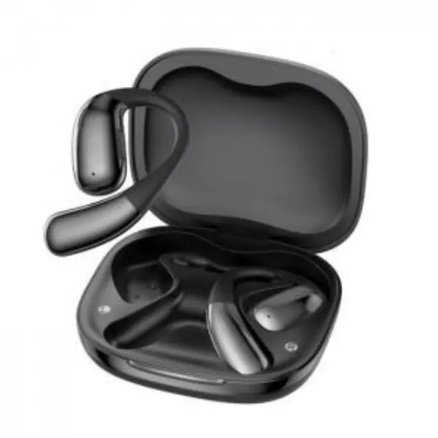 Bluetooth ακουστικά handsfree με τεχνολογία ΑΙ, σε μαύρο χρώμα 2