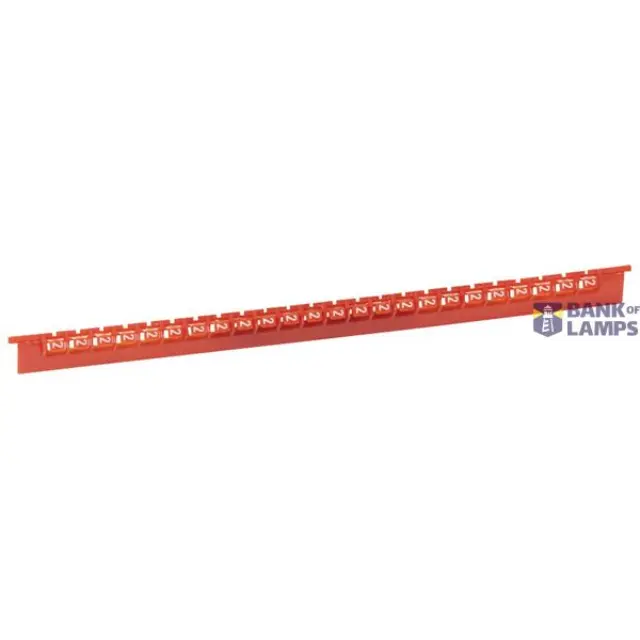 Marker Memocab - for wiring - international colour code - number 2 - red