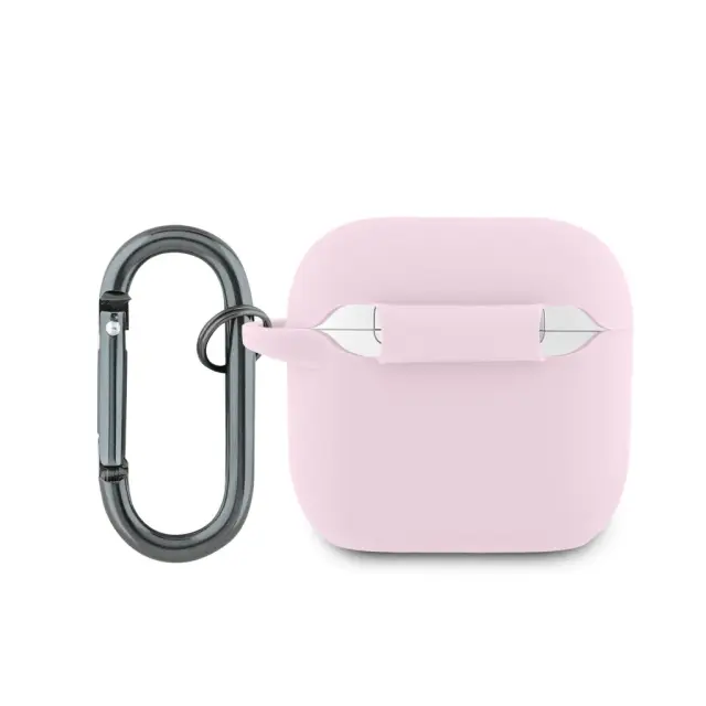 Lacoste Liquid Silicone Croc Logo pro AirPods 4 Pink 3