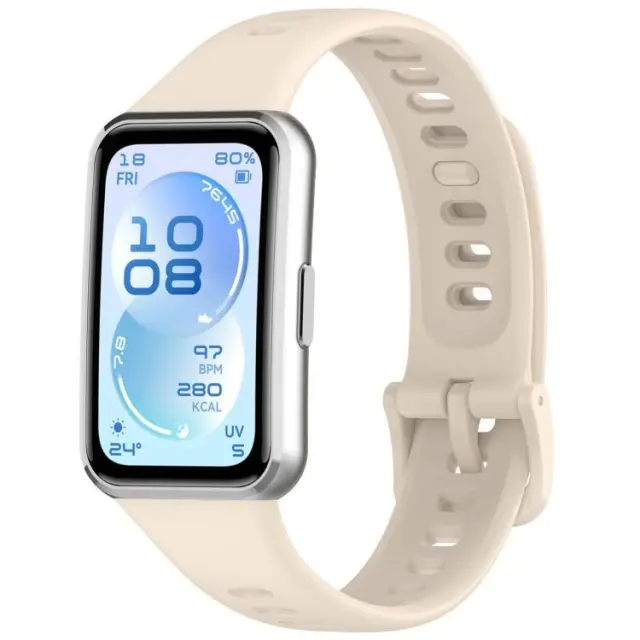 Λουράκι Σιλικόνης για Huawei Band 11/11 Pro-Ivory OEM